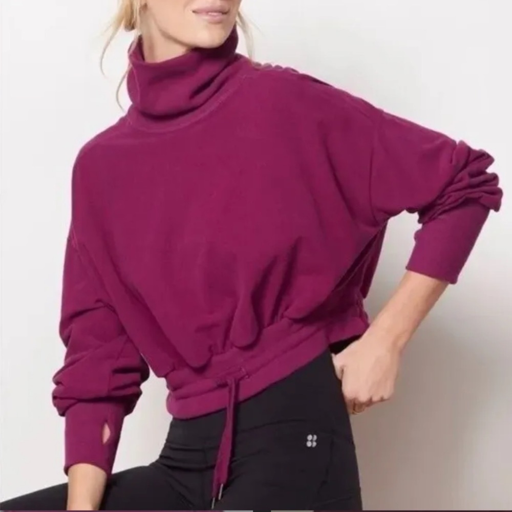 Sweaty Betty Melody Luxe Fleece Pullover S NWT - Picture 2 of 8